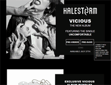 Tablet Screenshot of halestormrocks.com